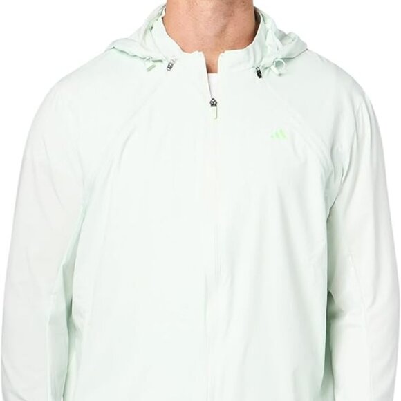 NWT 2XL adidas Golf Ultimate365 WIND.RDY Men's Convertible Jacket Crystal Jade - Picture 4 of 9